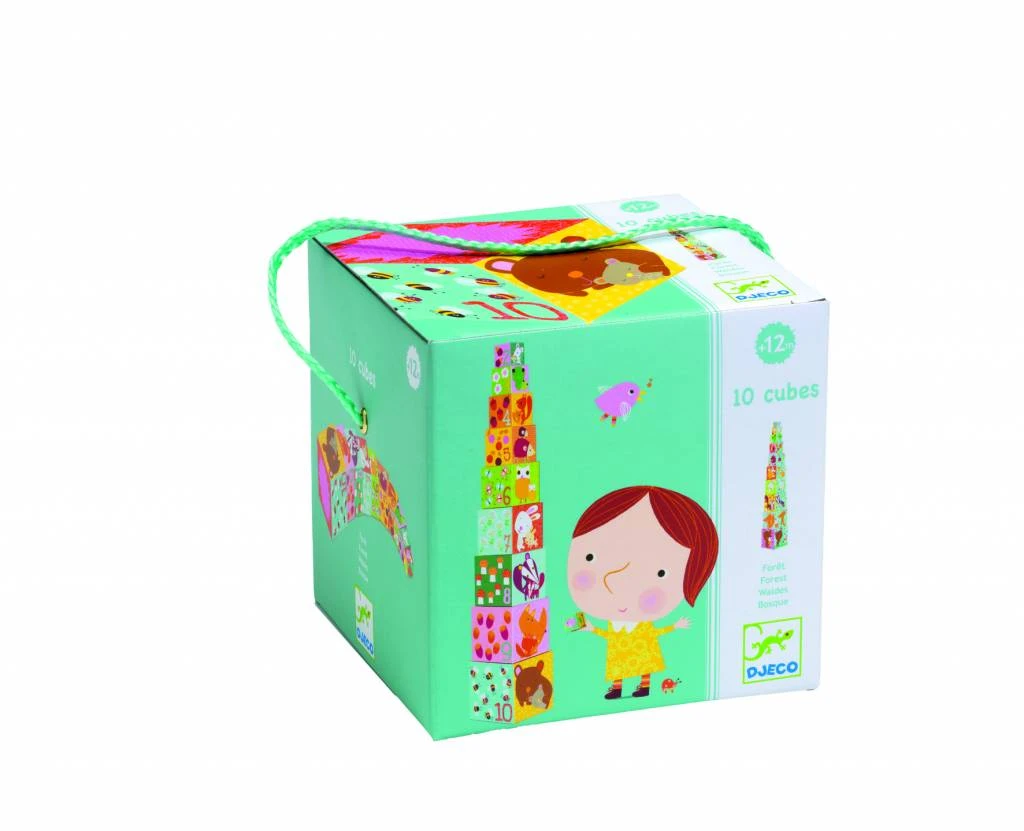 Djeco Stapelblokken 'Dieren In Het Bos' 5 Djeco Stapelblokken 'Dieren In Het Bos' - Afbeelding 3