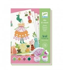 Djeco Stempelset - Bloemen Meisjes - DJ08741