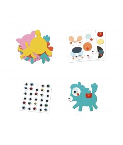 Djeco Stickerset - Dieren - DJ09050 6 Djeco Stickerset - Dieren - DJ09050 - Afbeelding 4