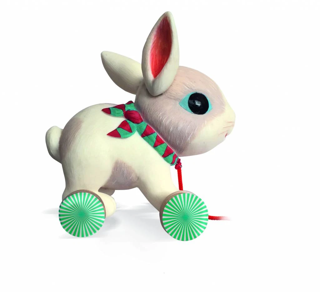 Djeco Trekfiguur Konijn Colin 4 Djeco Trekfiguur Konijn Colin - Afbeelding 2