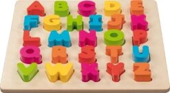 Goki Houten Alfabet Puzzel 3D
