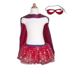 Great Pretenders Superhero Girls Set (masker, Cape En Tutu) (4-6 Jaar) 67675 -Speelgoed Voor Kinderen Winkel great pretenders great pretenders superhero girls 4