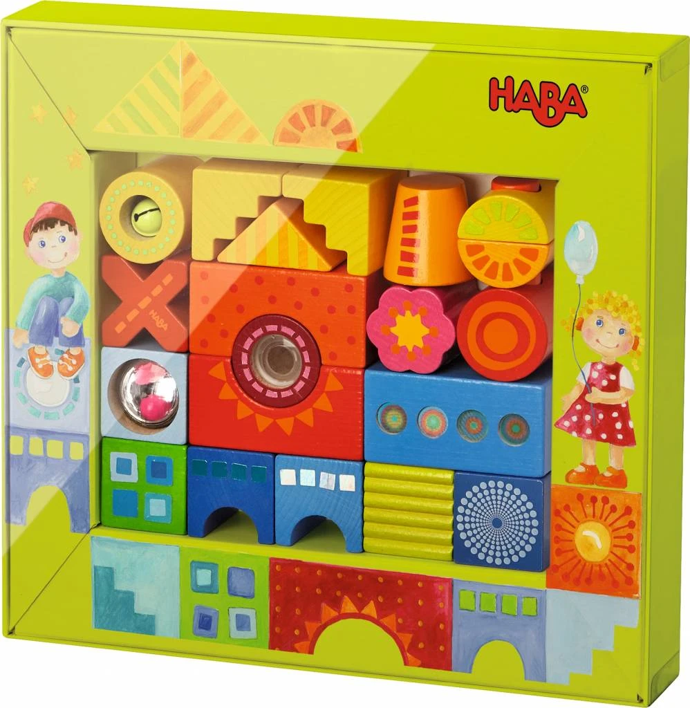 Haba Bouwstenen Kakelbont 3 Haba Bouwstenen Kakelbont