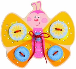 Haba Houten Rijgspel Vlinder -Speelgoed Voor Kinderen Winkel haba haba houten rijgspel vlinder 2