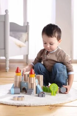 Haba Houten Speelblokken Klein Ridderkasteel -Speelgoed Voor Kinderen Winkel haba haba houten speelblokken klein ridderkasteel 4