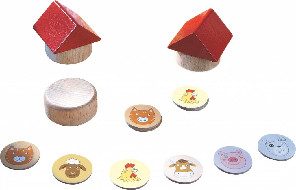 Haba Mijn Eerste Spellen - Iene, Miene, Mij, In Welk Huis Woon Jij? 4 Haba Mijn Eerste Spellen - Iene, Miene, Mij, In Welk Huis Woon Jij? - Afbeelding 2