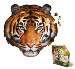 Puzzel I AM Mini - Tijger 300 Stukjes -Speelgoed Voor Kinderen Winkel madd capp puzzel i am mini tijger 300 stukjes 1
