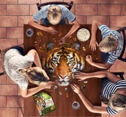 Puzzel I AM Mini - Tijger 300 Stukjes -Speelgoed Voor Kinderen Winkel madd capp puzzel i am mini tijger 300 stukjes 2
