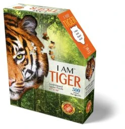 Puzzel I AM Mini - Tijger 300 Stukjes -Speelgoed Voor Kinderen Winkel madd capp puzzel i am mini tijger 300 stukjes 3