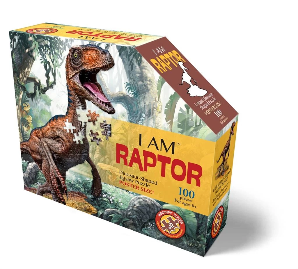 Puzzel I AM - Raptor 100 Stukjes 6 Puzzel I AM - Raptor 100 Stukjes - Afbeelding 4
