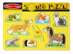 Melissa & Doug Melissa And Doug Houten Huisdieren Puzzel Met Geluid
