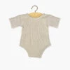 Minikane Romper Geribbeld - Ecru