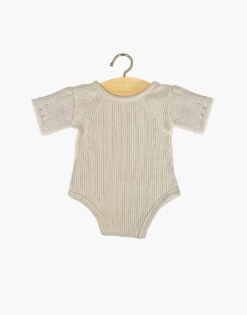 Minikane Romper Geribbeld - Ecru