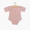 Minikane Romper Geribbeld - Rose -Speelgoed Voor Kinderen Winkel minikane minikane romper geribbeld rose
