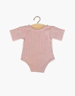 Minikane Romper Geribbeld - Rose