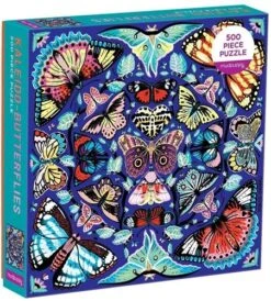 Mudpuppy Puzzel 500 Stukjes - Vlinder Kaleidoscoop