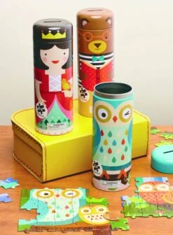 Petit Collage Uilenfamilie Puzzel In Spaarpot -Speelgoed Voor Kinderen Winkel petit collage uilenfamilie puzzel in spaarpot 3