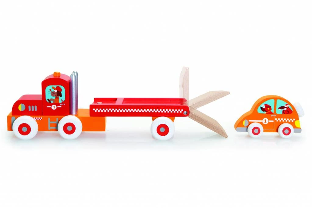 Scratch Houten Vrachtwagen & Raceauto 5 Scratch Houten Vrachtwagen & Raceauto - Afbeelding 3