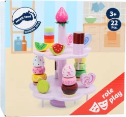 Small Foot Houten Etagère Met Lekkernijen -Speelgoed Voor Kinderen Winkel small foot houten etagere met lekkernijen 2