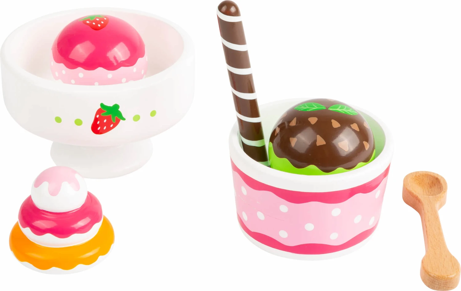 Small Foot Houten Ijsjes Set 4 Small Foot Houten Ijsjes Set - Afbeelding 2