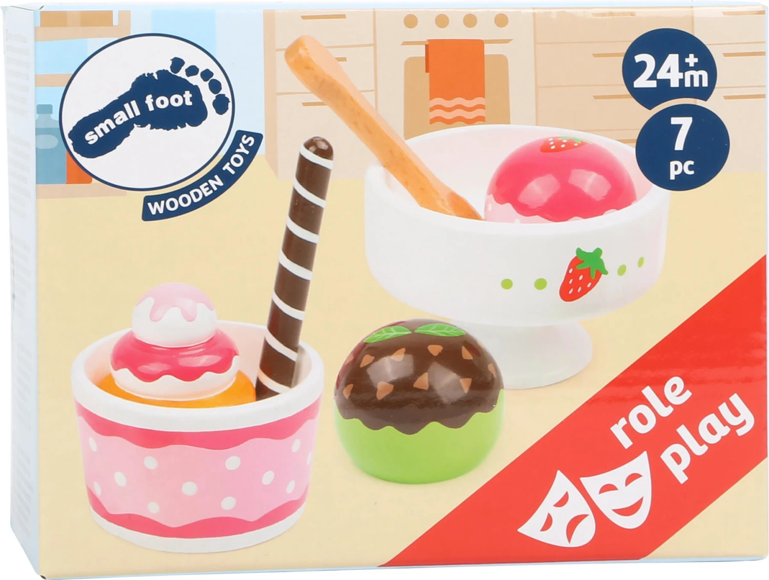 Small Foot Houten Ijsjes Set 6 Small Foot Houten Ijsjes Set - Afbeelding 4