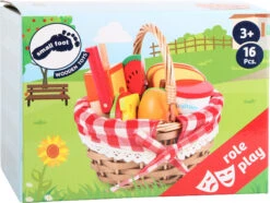 Small Foot Picknickmand Met Snijvoedsel -Speelgoed Voor Kinderen Winkel small foot picknickmand met snijvoedsel 3