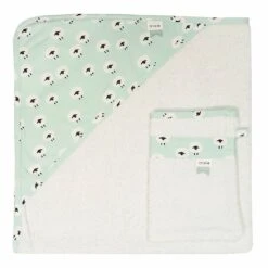 Trixie Baby Badcape Met Washandje 'Sheep'