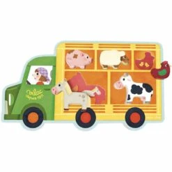 Vilac Houten Inlegpuzzel Boerderijdieren (5st) 4631