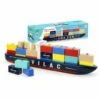 Vilac Vilacity Houten Containerschip -Speelgoed Voor Kinderen Winkel vilac vilac vilacity houten containerschip